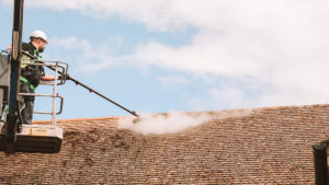 Roof cleaning in Brackley, Northants